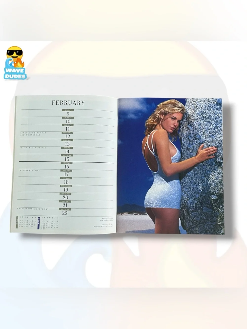 Sports Illustrated 1997 Kathy Ireland Swimsuit Desk Diary